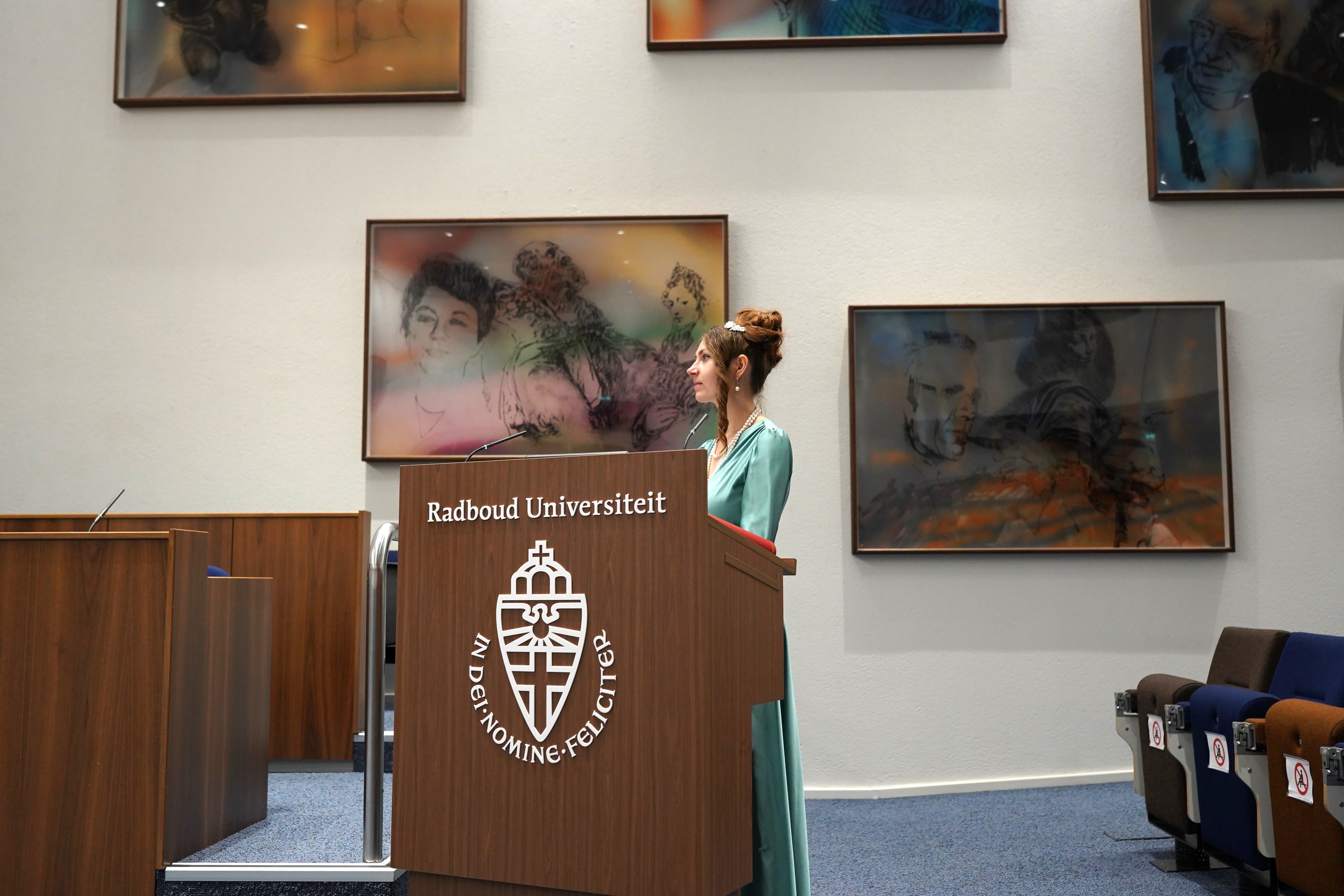 Picture of Irina Dolgikh at her defense