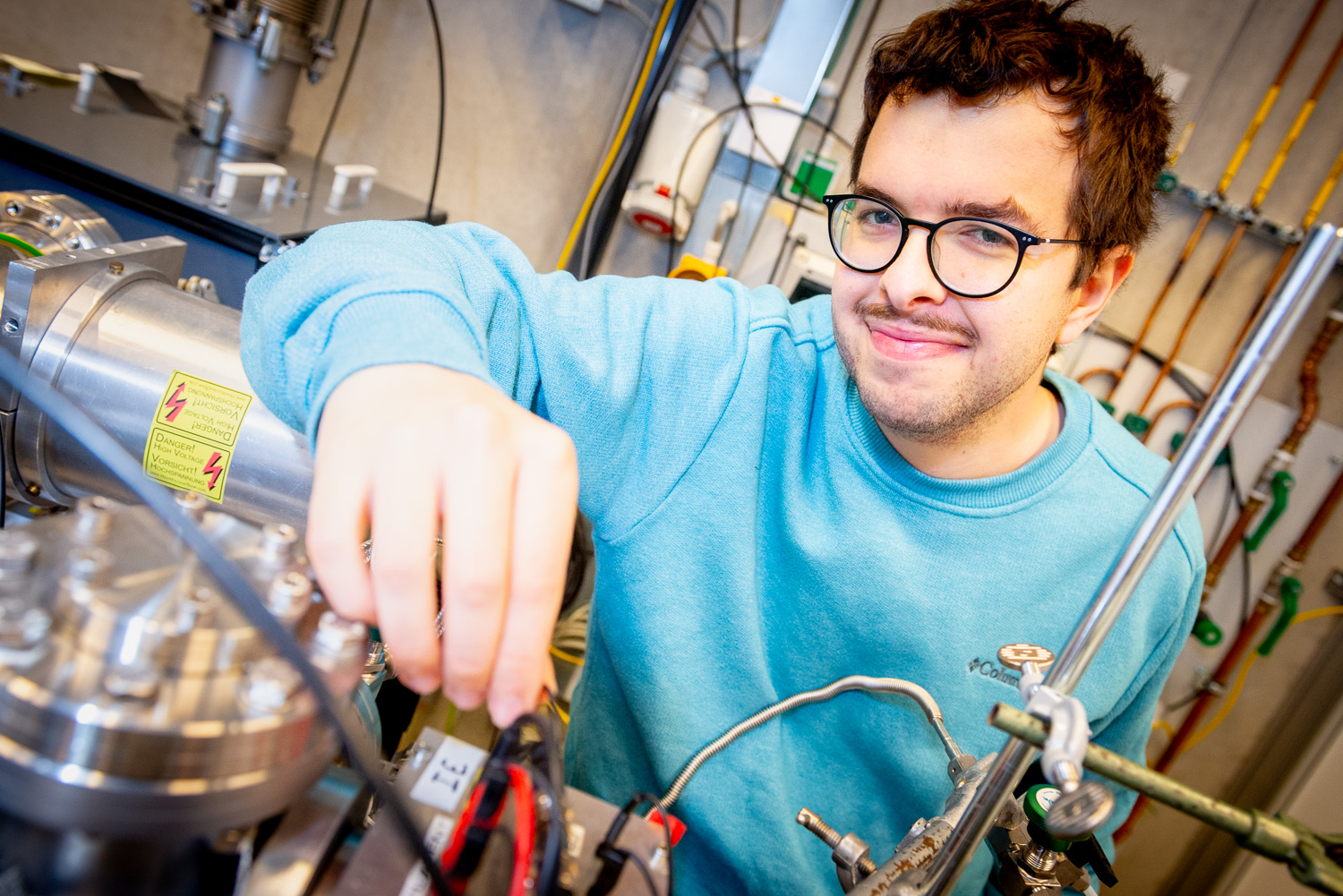 HFML-FELIX researcher Marius Gerlach